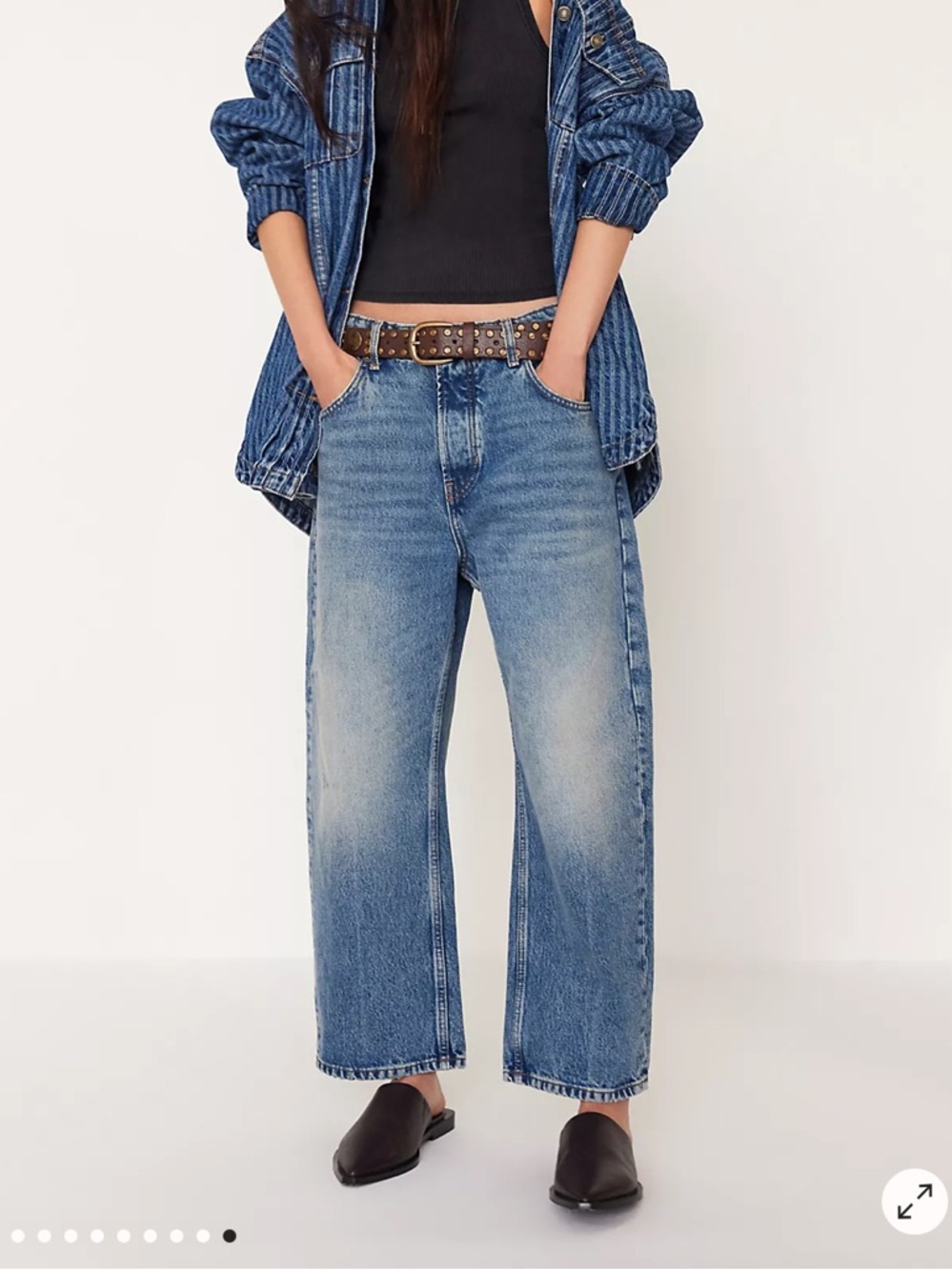 We The Free Deep Trance Dropped Boyfriend Barrel Jeans in From Beyond